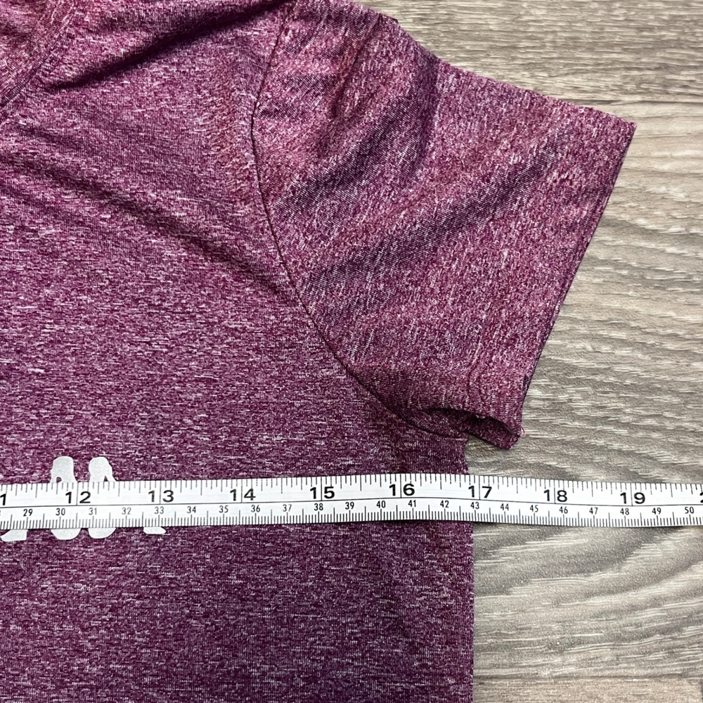 Kappa Athletic T-Shirt Purple Heathered Short Sleeve Top Medium 0187‎ - Picture 5 of 7